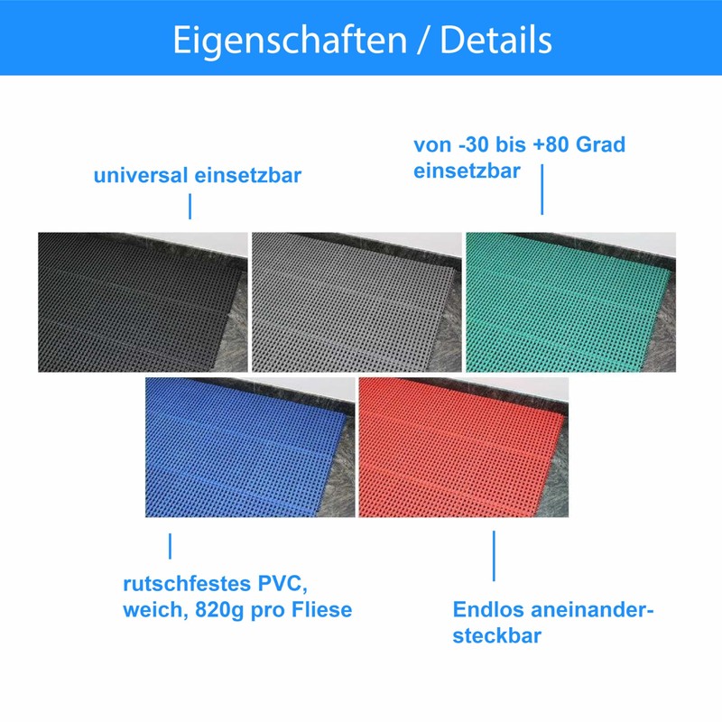 Professional Floor Grate Shower Mat Swimming Pool Sauna Non-Slip Mat