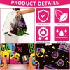 4 Pcs 80s Tablecloths Plastic Back to the 80's Birthday