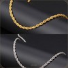 ZIYMU N03 Necklace, French Rope Chain, Surgical Stainless Steel 316L,
