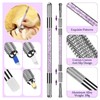 ATOMUS Microblading Kit 2pcs Tattoo Eyebrow Manual Pen with 10pcs