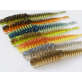 FOLANDO 10 PCS Fishing Lures, Floating bait Soft Bait Fishing Lures Octopus Lures Artificial Bait For Bass Pike Trout 7.5cm/2.6g