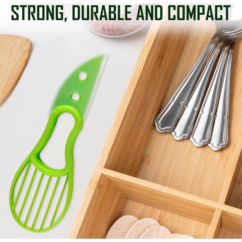 Avocado Peeler 3 in 1 Tool - Hassle-free Avocado Slicer,