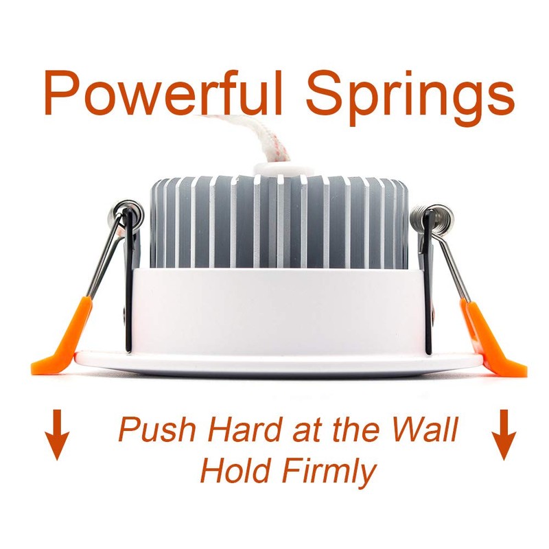 3 inch Dimmable LED Recessed Lighting, 7W Retrofit Downlight, 6000K