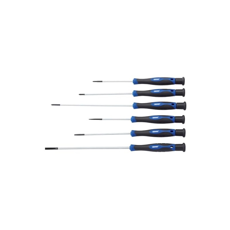 AMK® Draper Extra Long Precision Screwdriver Set 6 Piece Fine