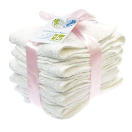Blümchen Absorbent Pads for Cloth Nappies Bamboo Terry Cloth Set of 10