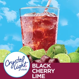 Crystal Light Sugar-Free Black Cherry Lime Zero Calories Liquid Water Enhancer 1 Count 1.62 fl oz