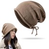 Zikanga Women's Knit Hat, Autumn and Winter, Adjustable Rope, Small