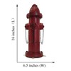Glorison Fire Hydrant for Dogs to Pee On-16 Inches Red