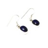 Lapis Lazuli Earrings 925 Sterling Silver (LLE2103161), Sterling Silver, Lapis