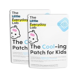 The Everyday Lab The Cool-ing Patch for Kids | Parches de Gel Frio para Ninos y Bebes | Efecto Frio Inmediato Sin Refrigeracion | 2 Pack Sobre con 4 P