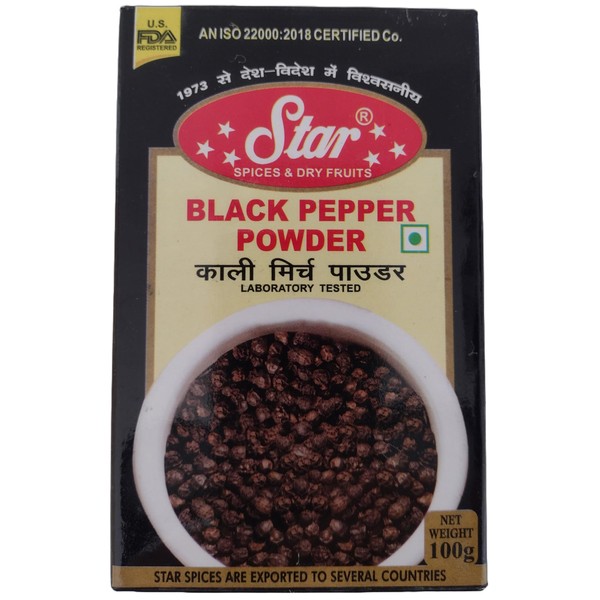 Delicious Black Pepper Powder from the North of India, 100g