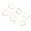 100pcs Fruit Paper Clips Cute Bookmark Pare Clips Portable Funny