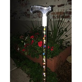 LED Lighted Elegant Acrylic Designer Walking Cane (33")