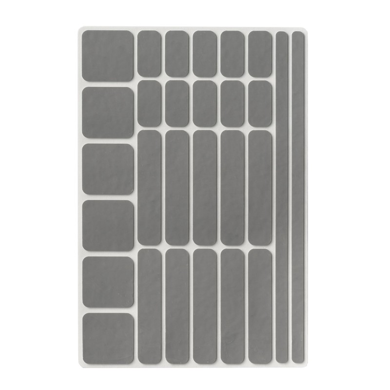 Non Slip Grip Stickers GRIPLUS Rectangle (Gray, 100×148mm(3.9×5.8inch))