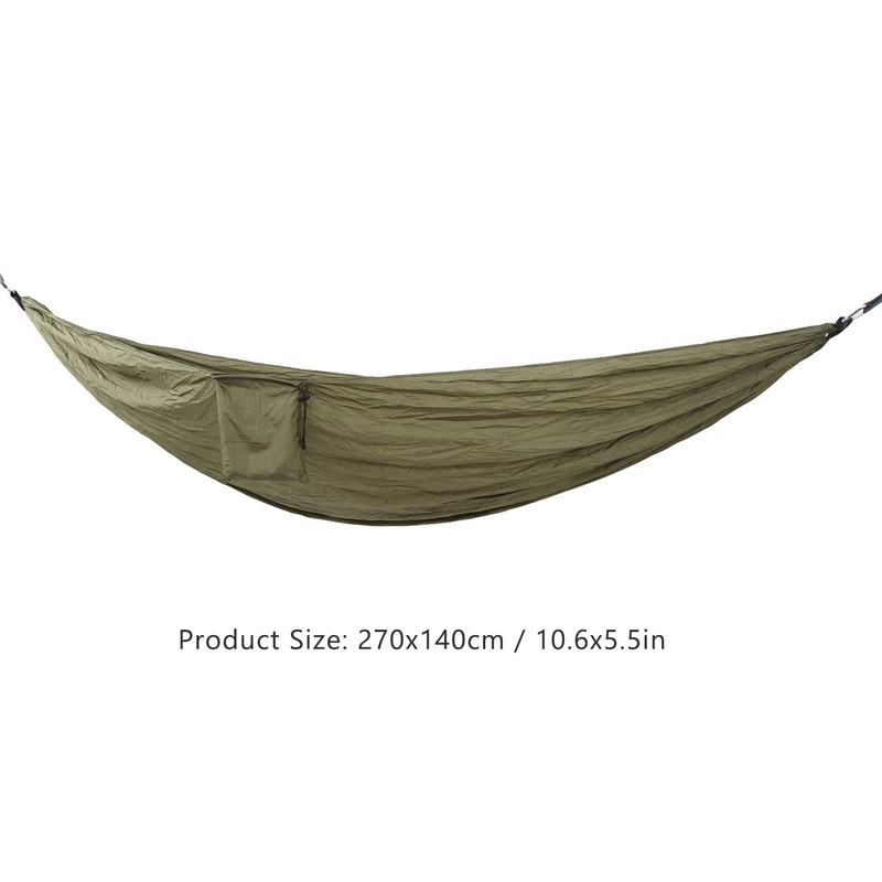 Double Portable Hammock Quick Drying Nylon Camping Hammock with Tree