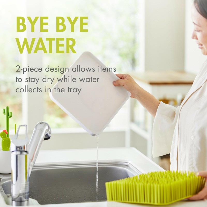 Boon Grass Countertop Drying Rack, Green