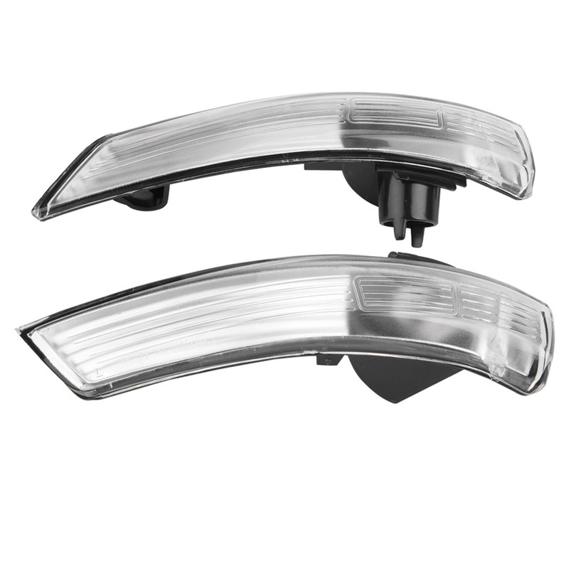 Pair of Wing Mirror Indicator Turn Signal Light Lens Cover