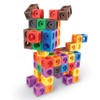 Learning Resources MathLink Cube Big Builders, Imaginative Play, Math Cubes,