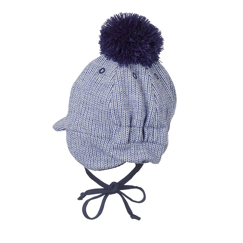 Sterntaler Baby Boys' Peaked Cap, Blue (Atlantic 307)