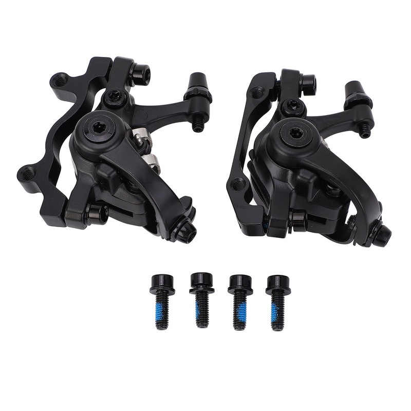 2PCS Bike Disc Brake Kit Aluminum Alloy Bilateral Drive Mechanical