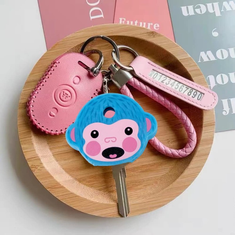 6 Pcs Rubber Key caps Flexible Key Covers caps Novelty