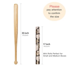 RUSPEPA Black Floral Wrapping Paper Roll for Women, 17 in x 16.4 ft, Mini Roll, Gothic Gift Paper, Gold Foil Flower Kraft Wrapping Paper for Birthday, Anniversaries, Wedding and Bridal Shower