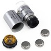 Accessotech Mini 60x Jewellery Loupe with Light Magnifier Microscope Hallmarks