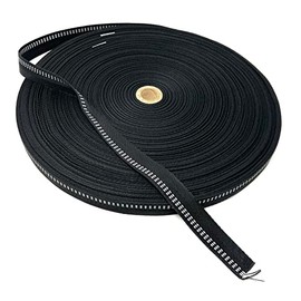 Griffco Supply Ultra Reflective Polypropylene Webbing - Made in USA 1" Polypropylene Strapping with Three Woven Reflective Tracers for Outdoor Gear (1 Yard)