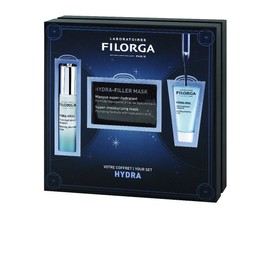 Filorga XMAS Promo Pack Hydra-Hyal Face Hydrating & Plumping Serum 30ml & Gift Hydra-Filler Mask 1item & Gift Hydra-Hyal Hydrating Face Cream 15ml