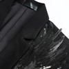 Cloudstyle Men's Wedding Sequin Wing Stage Clothes Premium Suit Jacket