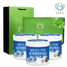 green fields Pureun Deulpan Neogos Galactooligosaccharide Powder 190g x 3 Containers Gift Set Prebiotics Oligosaccharide Powder / 푸른들판 네오고스 갈락토올리고당 분말 190gx3통 선물세트 프리바이오틱스 올리고당 가루 파우더