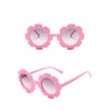 JieJieko Kids Round Flower Sunglasses Girl flower Shaped Sunglasses Cute