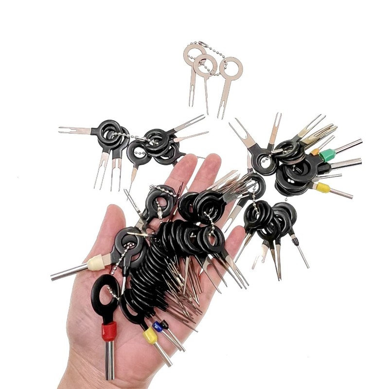 JZK 73pcs Terminal Removal Tool Kit Electrical Connector Pin Remover