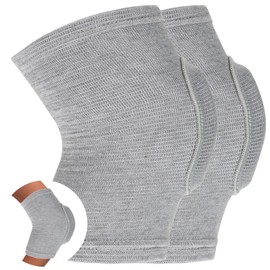 Brace Pads Elbow Protector, 1 Pair XS Arm Brace Support Fitness Arm Knee Protector, Breathable Anti-Collision Sponge Elbow Protection Pads for Basketball Football Tandem Elbow Pads Volleyball Gray