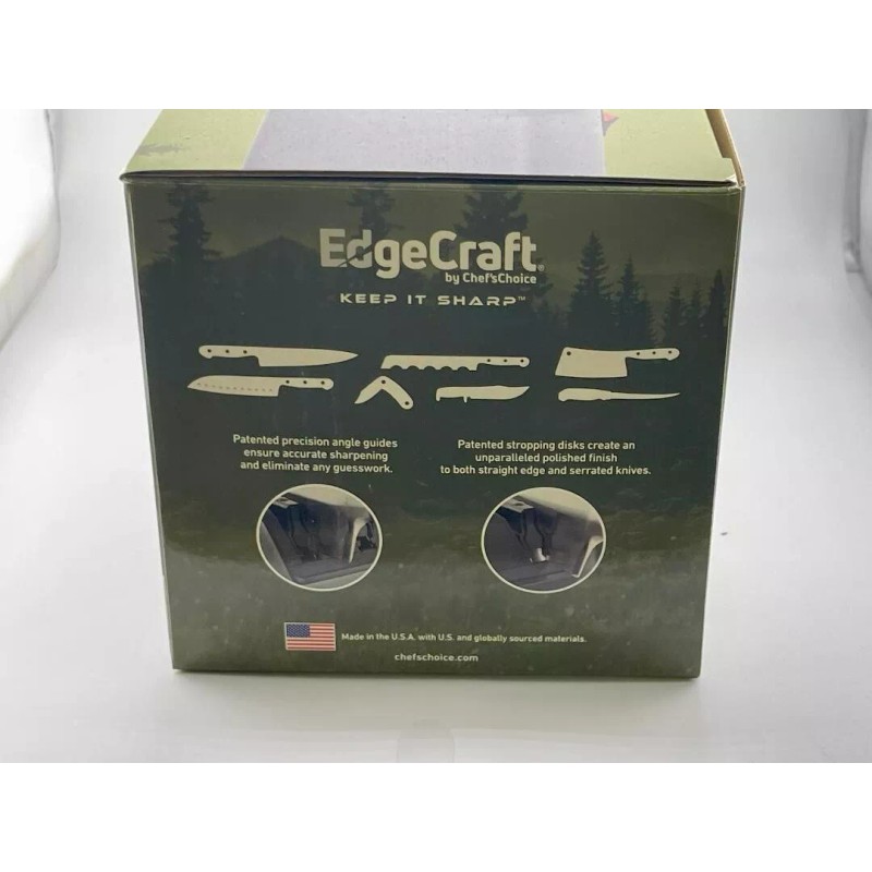 EdgeCraft By ChefChoice Model E120 Electric Knife Sharpeners for 20-Degree