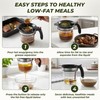 Chillnstay 4-Cup Fat Separator with Bottom Release, Gravy Separator and
