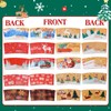 Smarimple Christmas Coffee Cup Sleeves Disposable Hot Chocolate Cocoa Paper