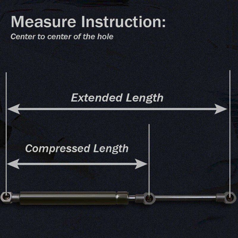 Unbranded 1x 4419 Universal Gas Spring Lift Support Shock Strut