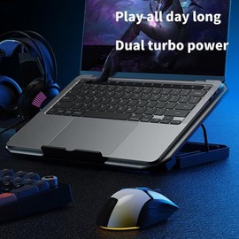 Snblzhef Laptop Cooling Pad with 2 Quiet Fans Notebook Holder for Efficient Heat Dissipation Suitable for 12 to 17Inch Laptop