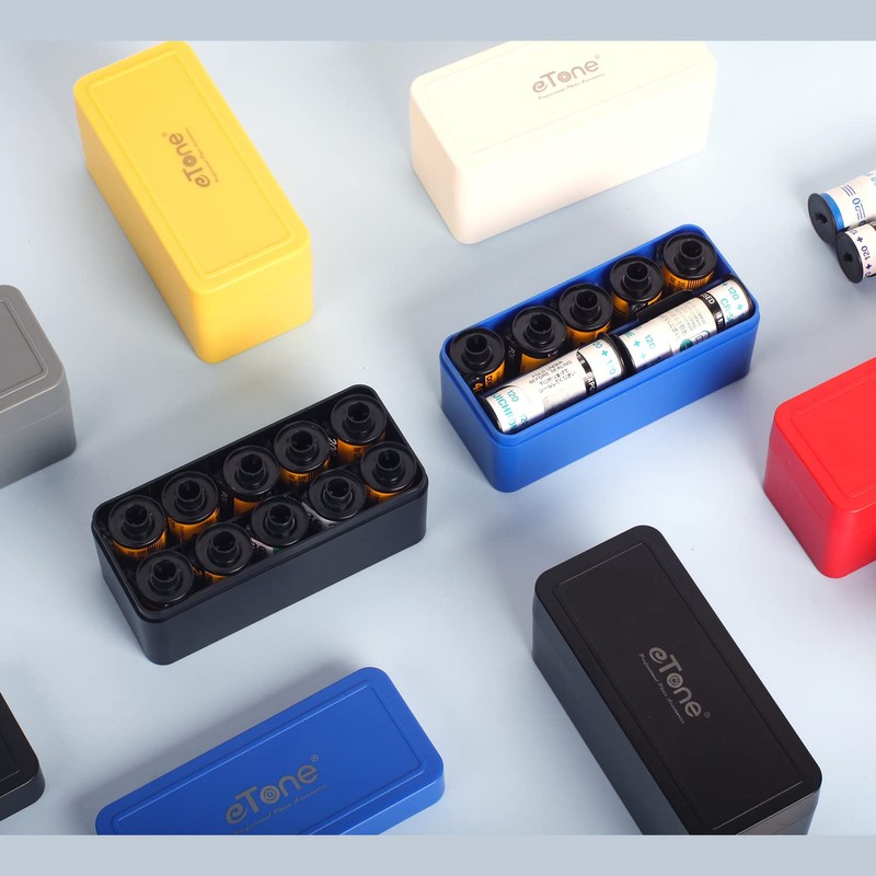 eTone Hard Plastic Film Storage Box Case for 120 135