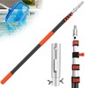 ACTREY Telescopic Pool Pole,12FT Extendable Pool Pole,Heavy Duty Aluminum Telescoping