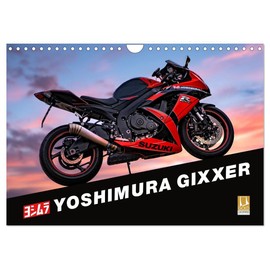 Yoshimura Gixxer Limited Edition (Wandkalender 2026 DIN A4 quer), CALVENDO Monatskalender: Eines der schönsten Motorräder das je in einer weltweit auf ... Edition gebaut wurde! (CALVENDO Technologie)