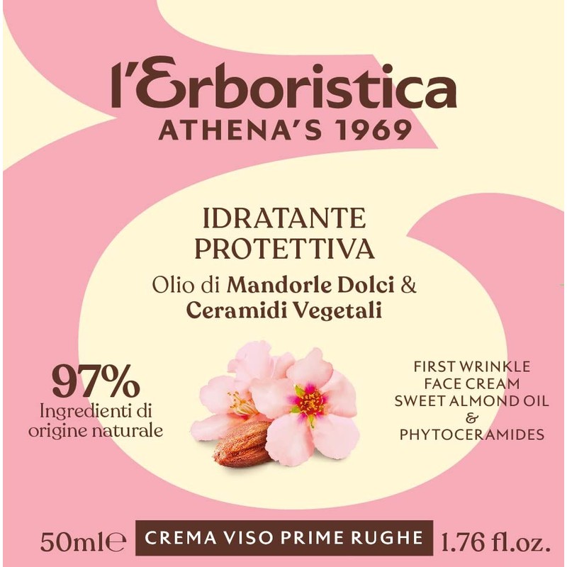 ERBORISTICA Gesicht Süßmandel, Prime Falten, 50 ml. Gesichtspflege