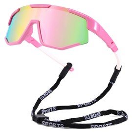 Pro Acme Kids Baseball Sunglasses Polarized Youth Baseball Sunglasses Unbreakable Sports Sun Glasses for Boys Girls Age 6-12