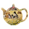 Teabag Tidy Holder Dish Melamine Collie & Sheep Kitchen Tableware Farm Design