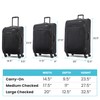AMERICAN TOURISTER 4 KIX 2.0 Softside Expandable Luggage, Black, 20