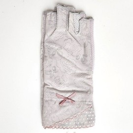 Spo) Women's Lace Half-finger Gloves 1106 / Finger Half-finger Gloves Women's Summer Sports Cycling Motorcycle Gym Mesh / 스포)여성레이스반장갑 1106 / 손가락반장갑 여성 여름 스포츠 자전거 오토바이 헬스 메쉬