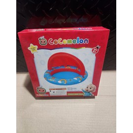 Cocomelon Baby Inflatable Shaded Pool  Inflated Sixe 39.4 x 39.4 x 26
