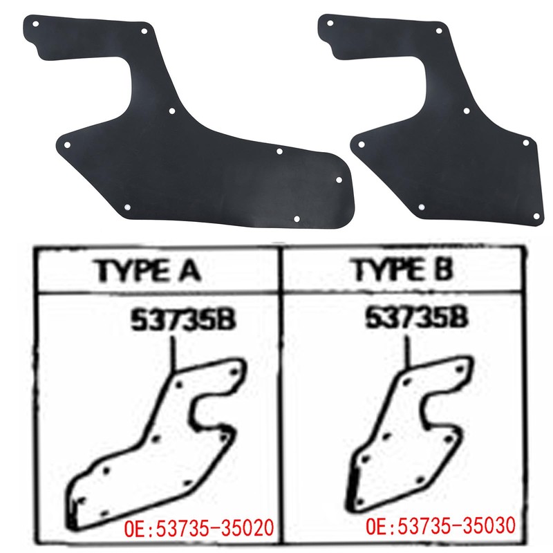 XUKEY Splash Guards Fender Liner for Toyota 4Runner/Hilux Surf SW4