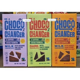 Generic Choceur Be a Choco Charger Milk & Dark Chocolate 5oz 150g (Three Bars), Full Size
